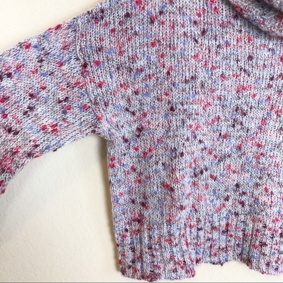 New BP. Slouchy Cowl Neck Lightweight Relaxed Sweater in Confetti - Picture 6 of 11